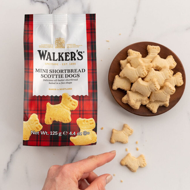 Walkers Mini Shortbread Scottie Dogs Bag