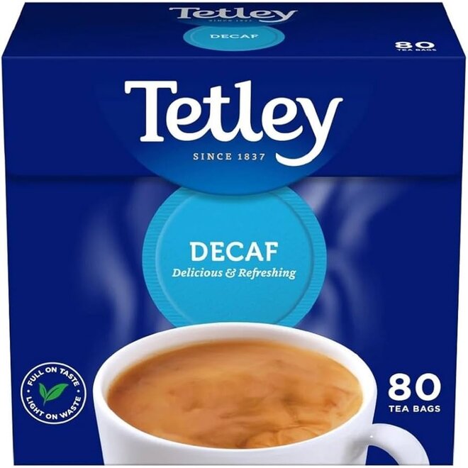 Tetley Decaf 80s