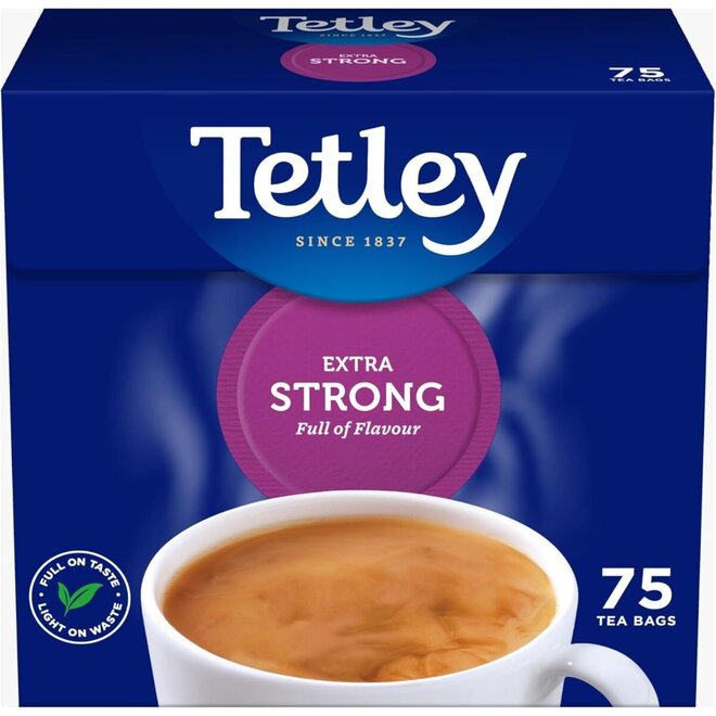 Tetley Extra Strong 75s