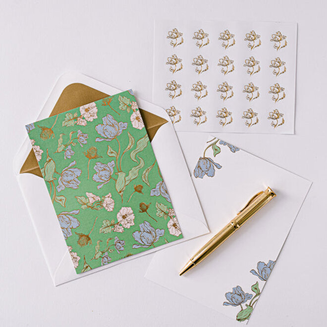 Le Fleurs Parisiennes Luxury Stationery Set