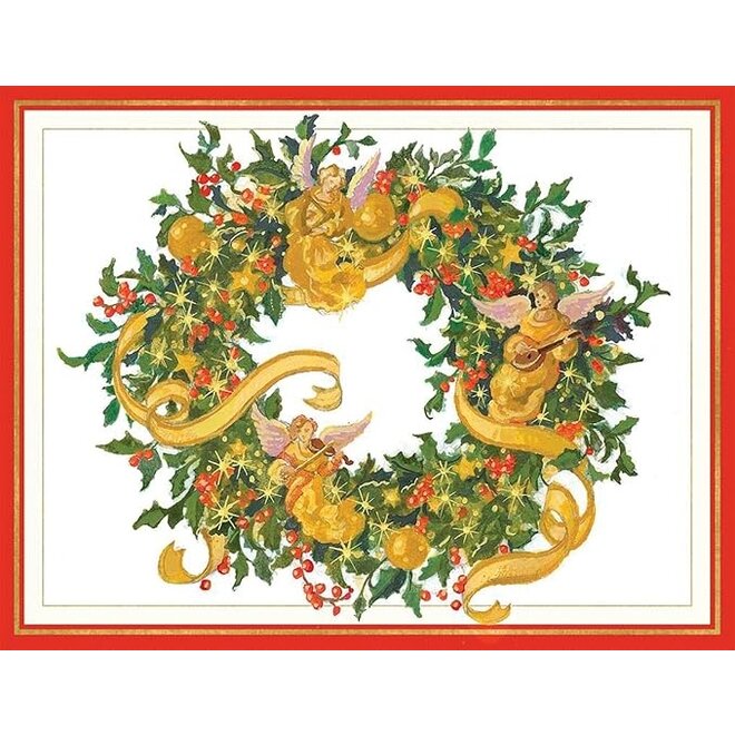 Angel Wreath Boxed Christmas Cards