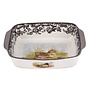 Woodland Rectangular Handled Dish (Mallard & Quail)