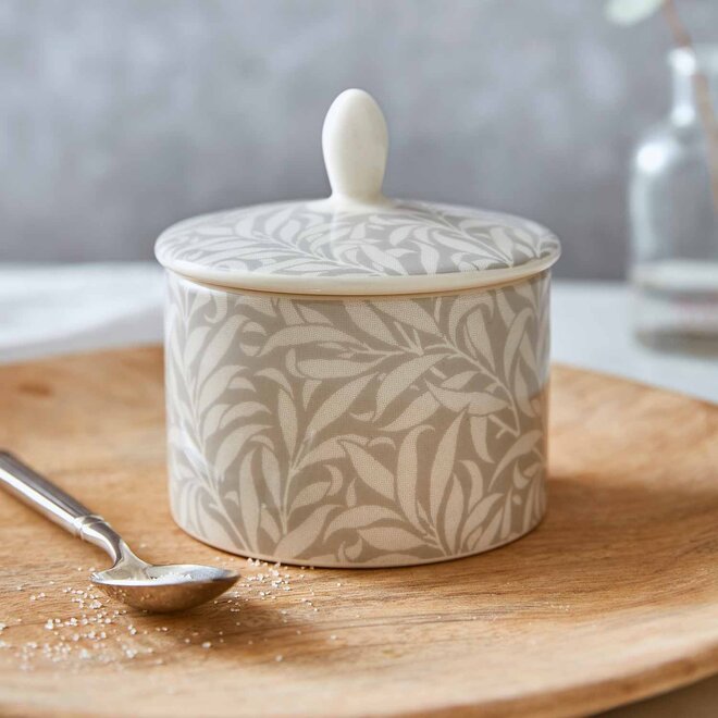 Pure Morris Willow Bough Sugar Bowl with Lid