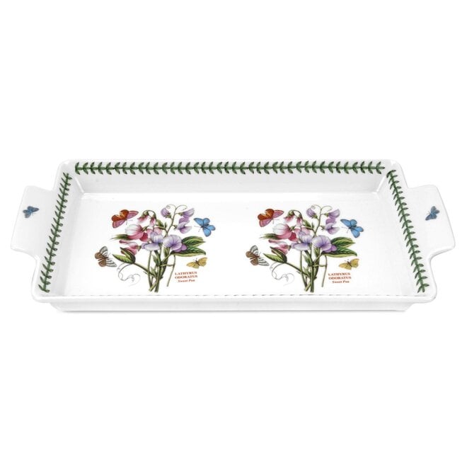 Botanic Garden Handled Sandwich Tray (Sweet Pea)