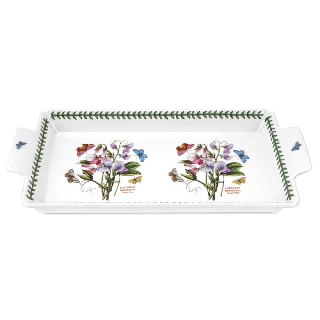 Botanic Garden Handled Sandwich Tray (Sweet Pea)