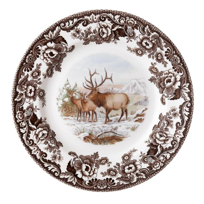 Woodland Salad Plate (Elk)