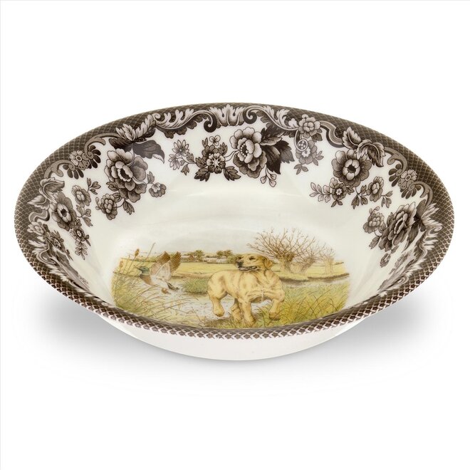 Woodland Ascot Cereal Bowl (Yellow Labrador Retriever)