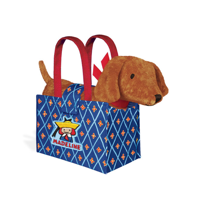 Genevieve the Dog in Madeline Tote Bag
