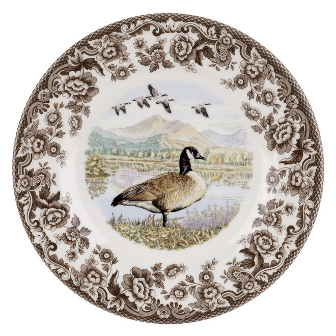 Woodland Salad Plate (Canadian Goose)