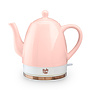 Pinky Up Noelle Pink Ceramic Electric Tea Kettle