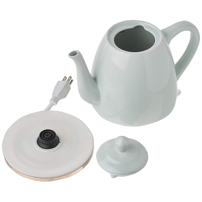 Pinky Up Noelle Mint Ceramic Electric Tea Kettle