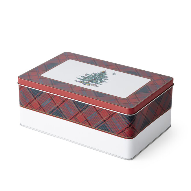 Christmas Tree Tartan 5 Piece Mug and Tin Set
