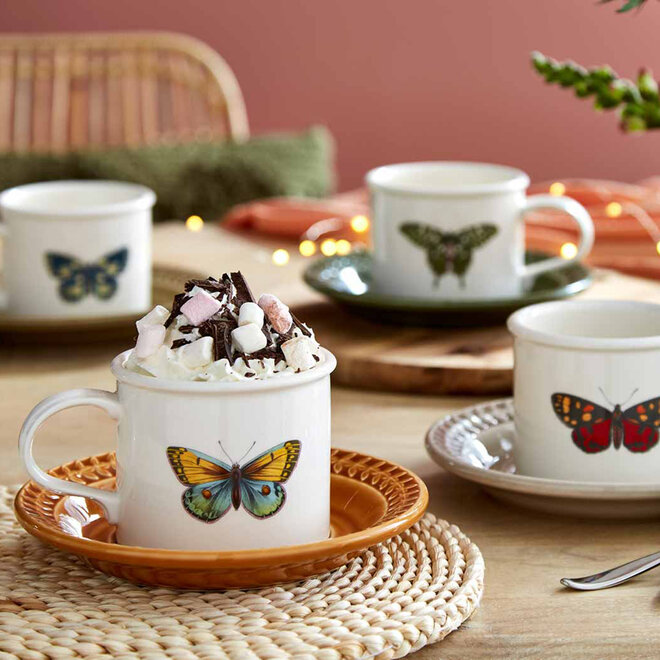 Botanic Garden Harmony Cup & Saucer (Amber)