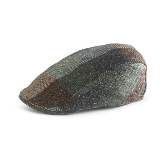 Fia Tweed Cap Tailored Green Check