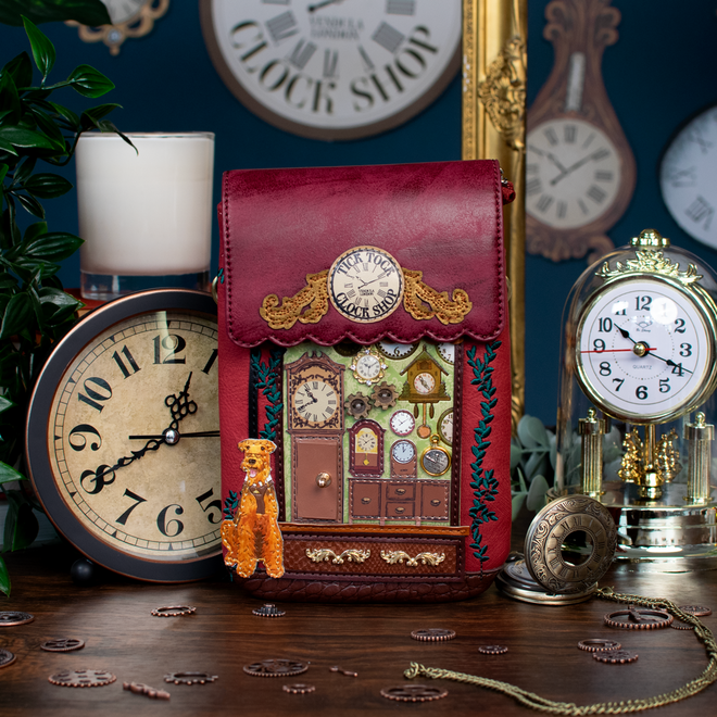 Tick Tock Shop Phone Pouch
