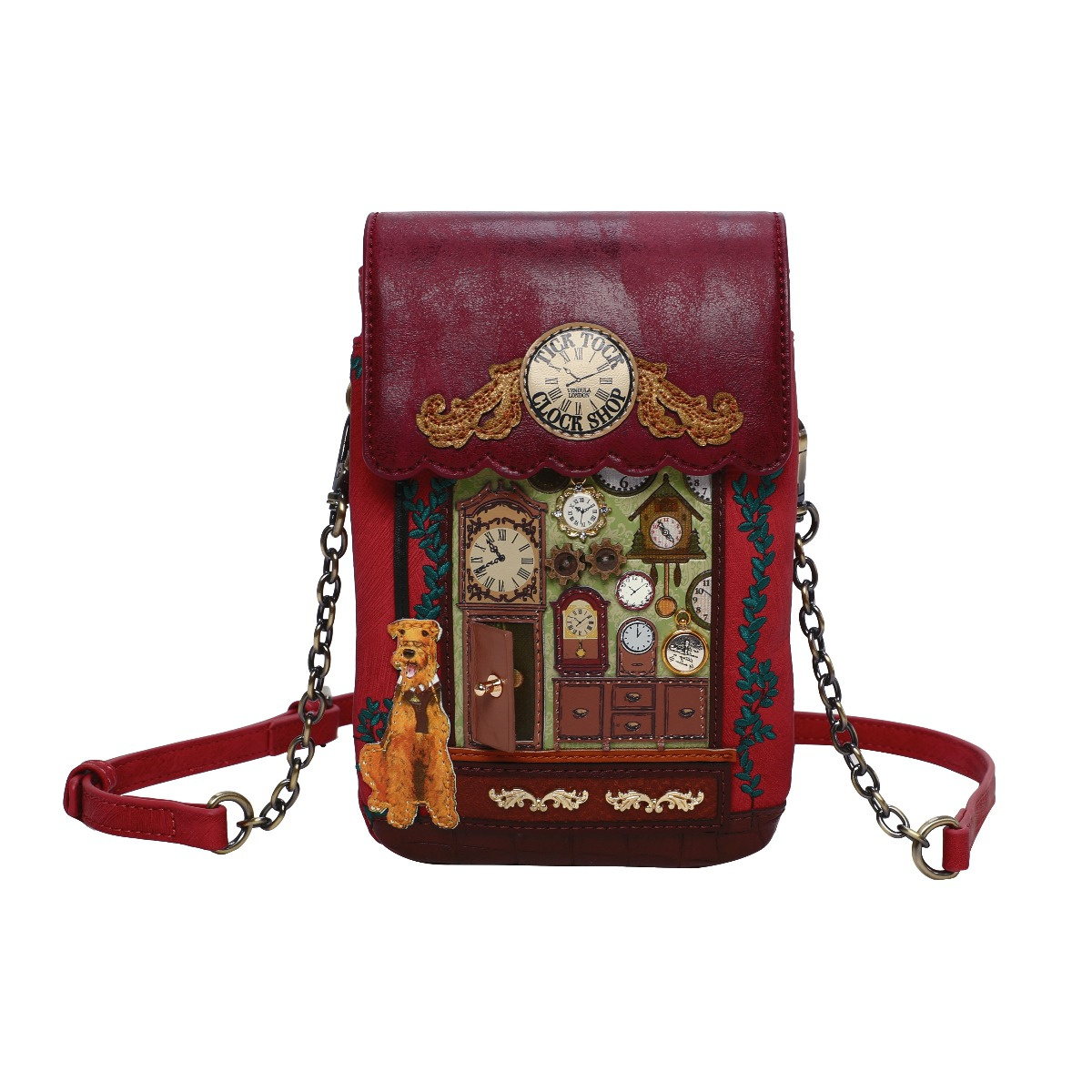 Vendula Tick Tock Shop Phone Pouch - British Isles