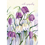 Fritillary Lawn Sympathy Card