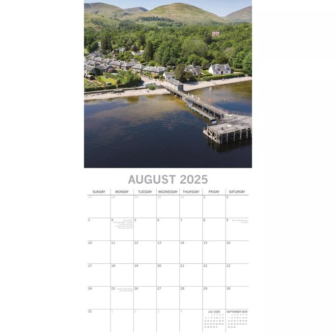 Britain's Most Beautiful Villages 2025 Wall Calendar