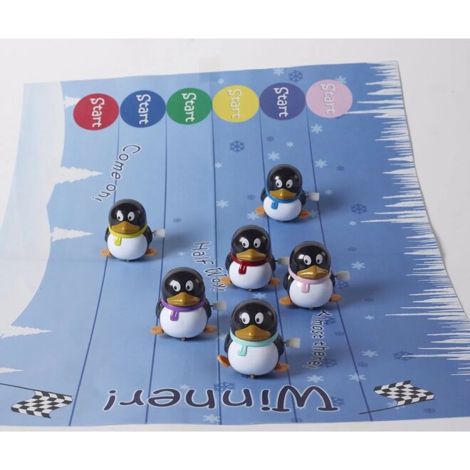 Racing Penguin Christmas Crackers (Box of 6)