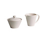 Belleek Living Ripple Creamer & Sugar