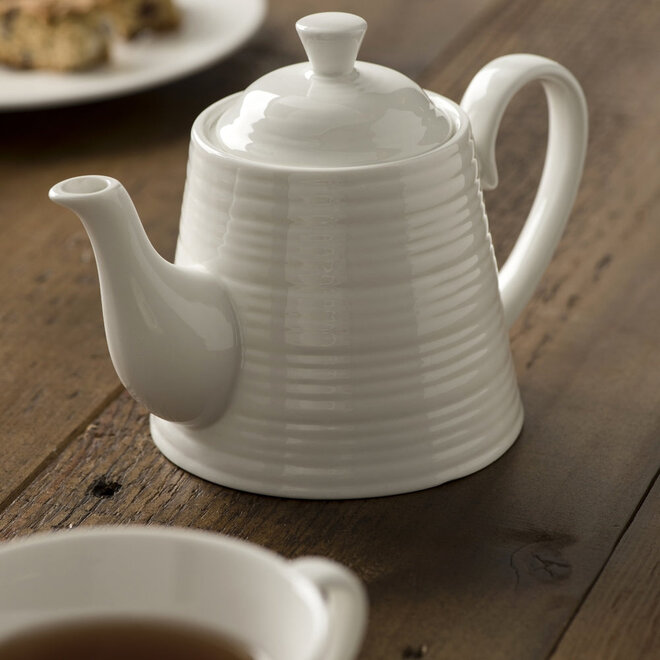 Belleek Living Ripple Teapot