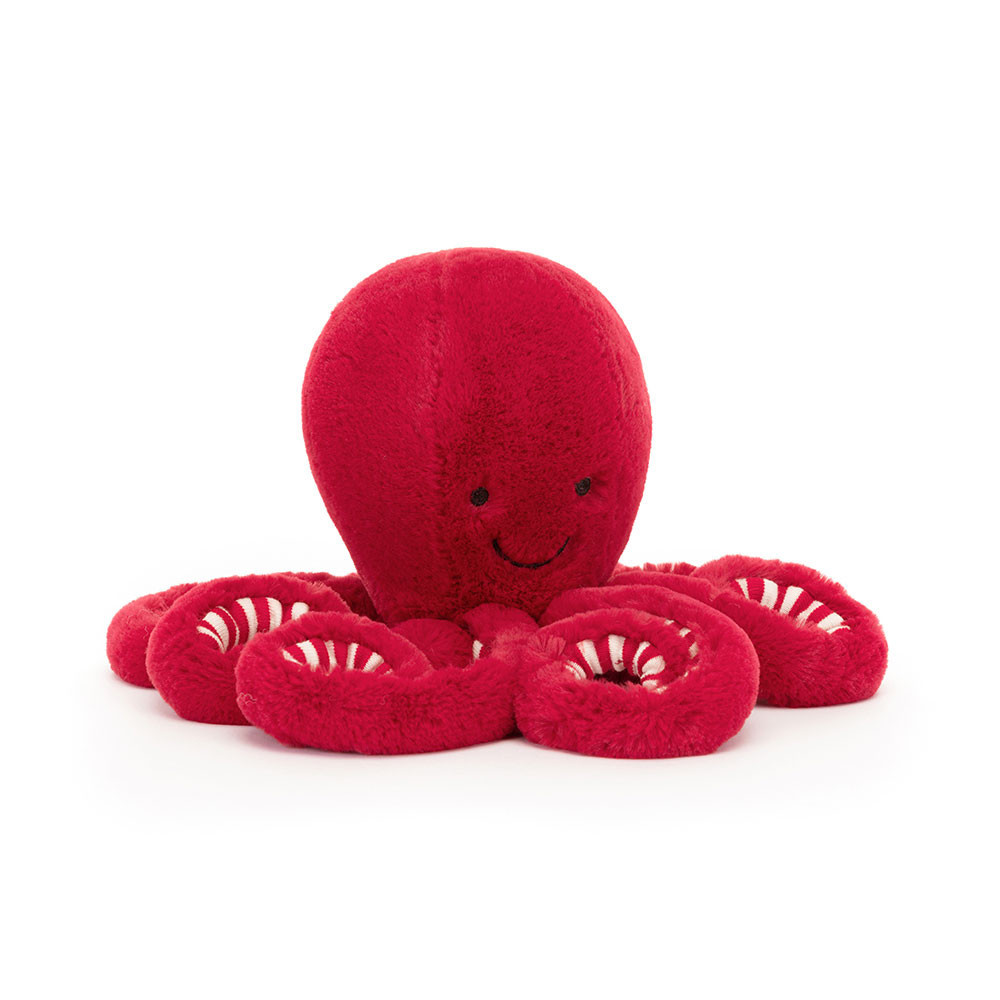 Jellycat Cranberry Octopus (Little) British Isles
