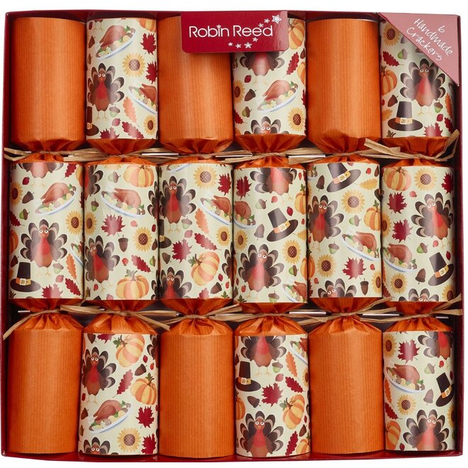 Racing Turkey Christmas Crackers (Box of 6)
