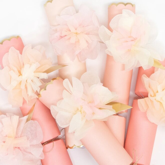 Tissue Floral Party Crackers (Box of 6)