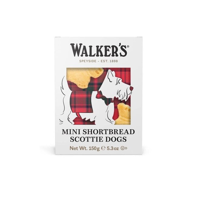 Walkers Mini Scottie Dog Shortbread Box 150g