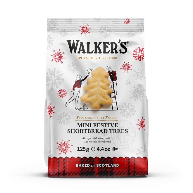 Walkers Festive Mini Shortbread Trees Bag