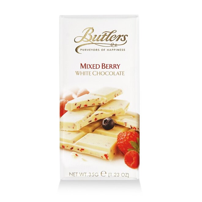 Butlers White Chocolate Mixed Berries Bar