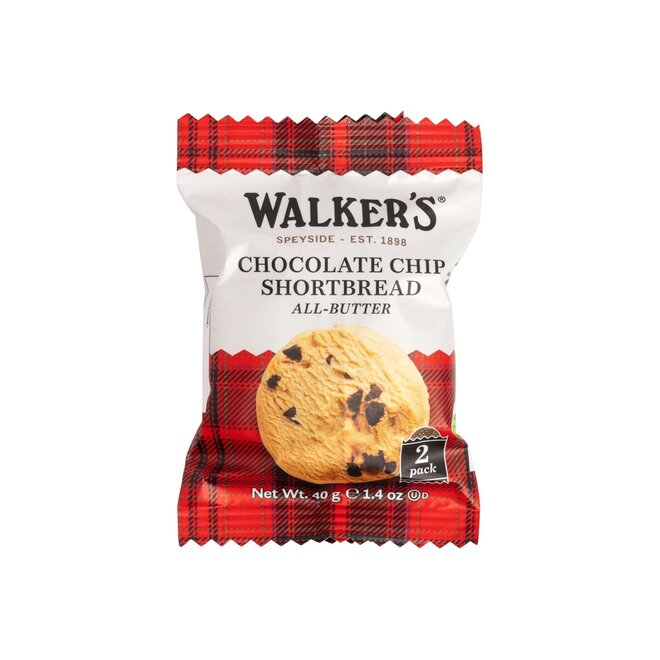 Walkers Chocolate Chip Shortbread 2 Pack