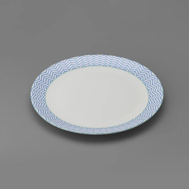 Jo Deakin Ebb Blue & Turquoise Tea Plate