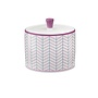 Ebb Pink & Turquoise Sugar Bowl
