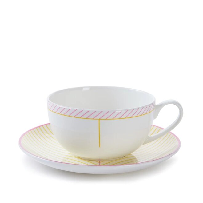 Jo Deakin Ebb Pink & Yellow Mug