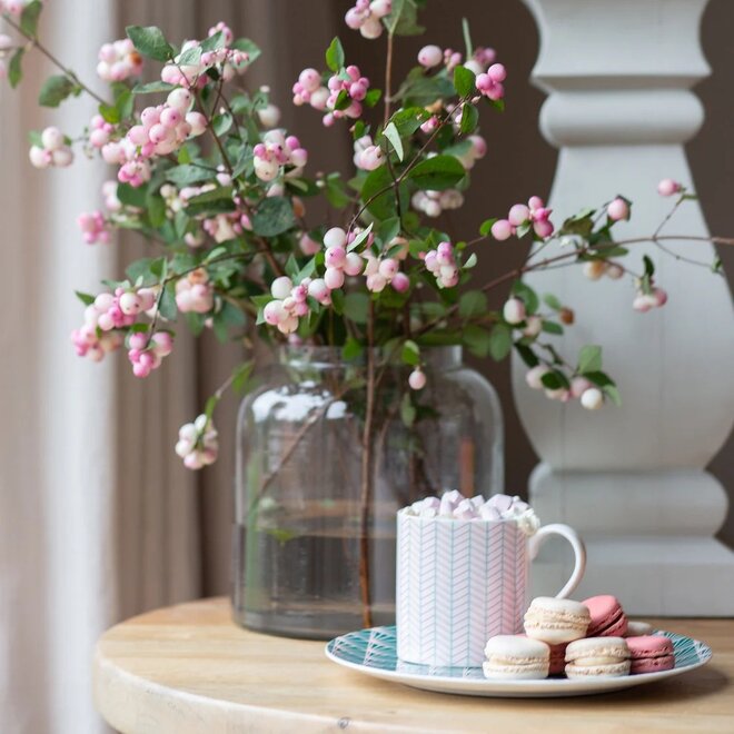 Jo Deakin Ebb Pink & Turquoise Mug