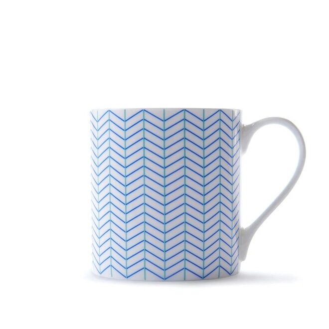 Jo Deakin Ebb Blue & Turquoise Mug