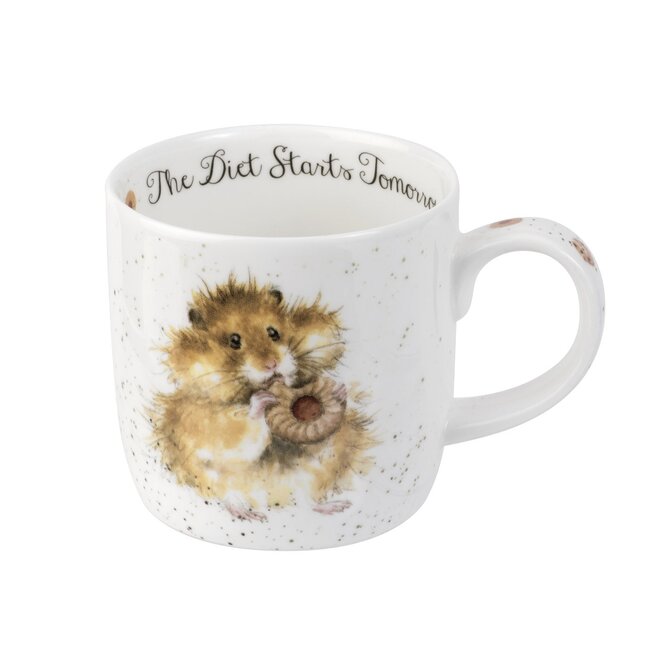 Diet Starts Tomorrow Hamster Large Mug