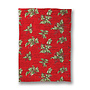 Holly Song Red Tea Towel