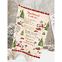 Yuletide White Shortbread Tea Towel