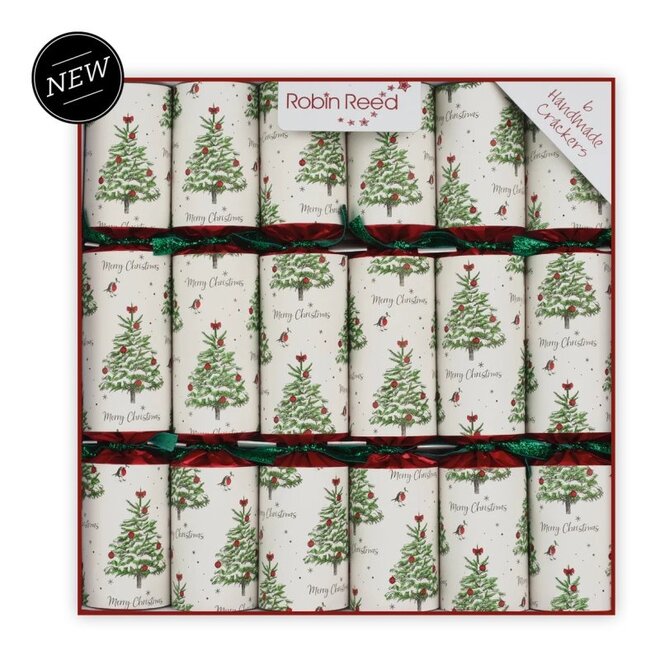 Christmas Tree Christmas Crackers (Box of 6)