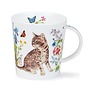 Lomond Floral Cats Tabby Mug