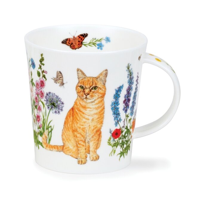 Lomond Floral Cats Ginger Mug