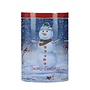 Season's Greetings Snowman Vanilla Fudge Tin