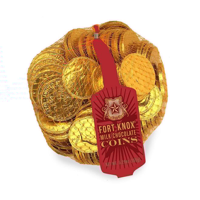 Fort Knox Milk Chocolate Coins