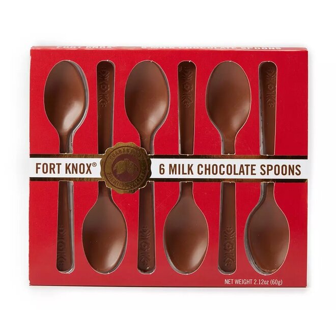Fort Knox Milk Chocolate Spoons