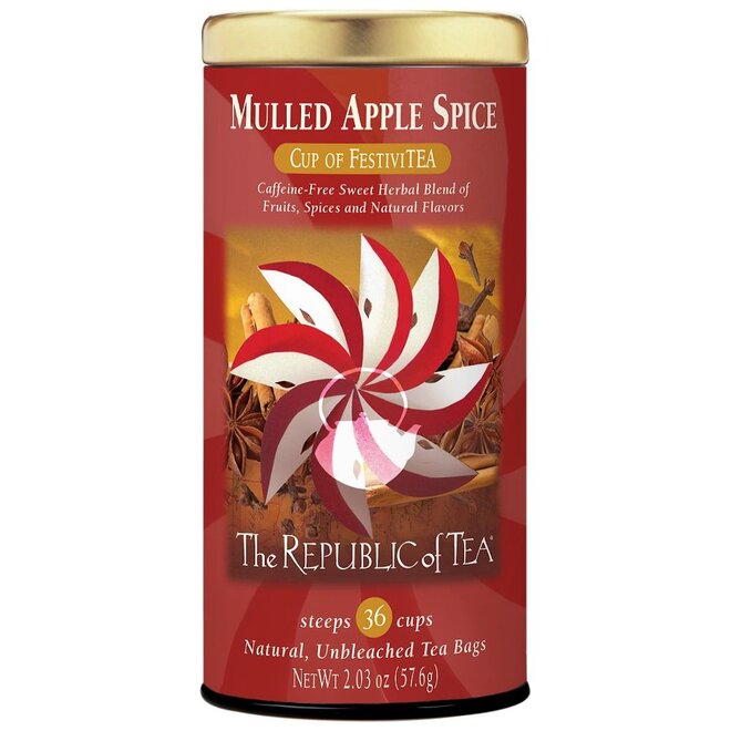 Republic of Tea Mulled Apple Spice Herbal 36s