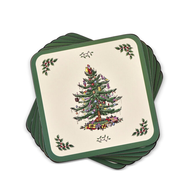 Pimpernel Spode Christmas Tree Coasters