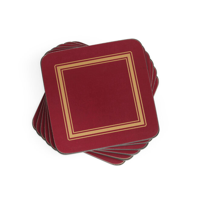 Classic Burgundy Coasters