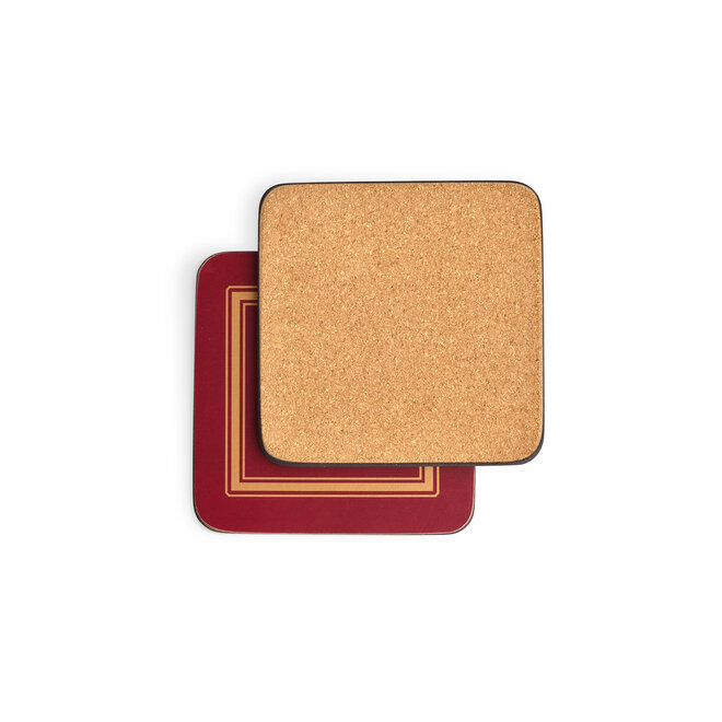 Classic Burgundy Coasters